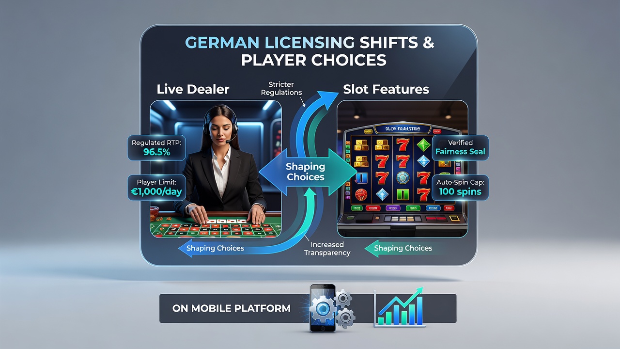 Statistik-Diagramm zu Spielerpräferenzen bei lizenzierten mobilen Casino-Spielen in Deutschland 2026