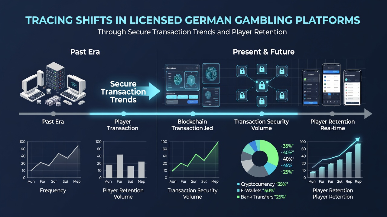 Diagramme zu Spielerretention und Transaktionsmustern auf lizenzierten Plattformen